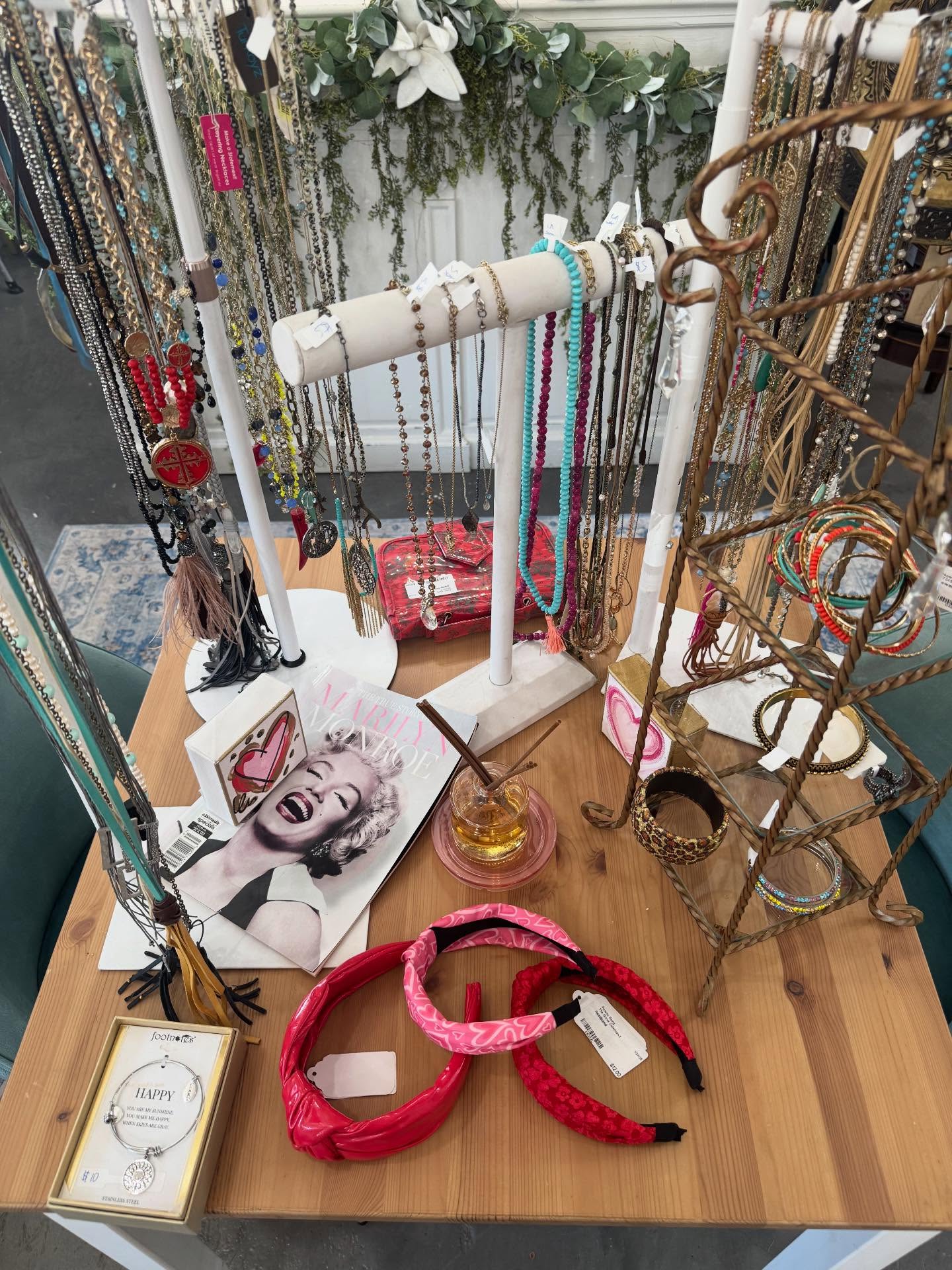 Jewelry display at Phoenix Rising
